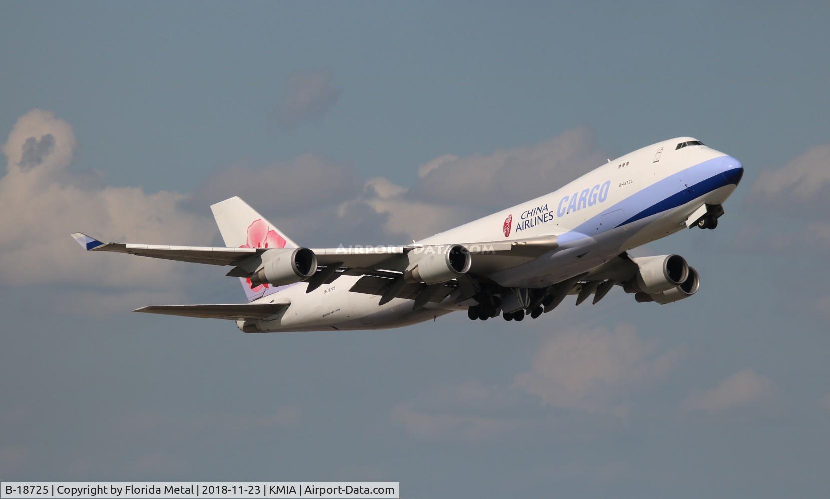 B-18725, 2007 Boeing 747-409F/SCD C/N 30771, China Airlines Cargo 747-400F zx