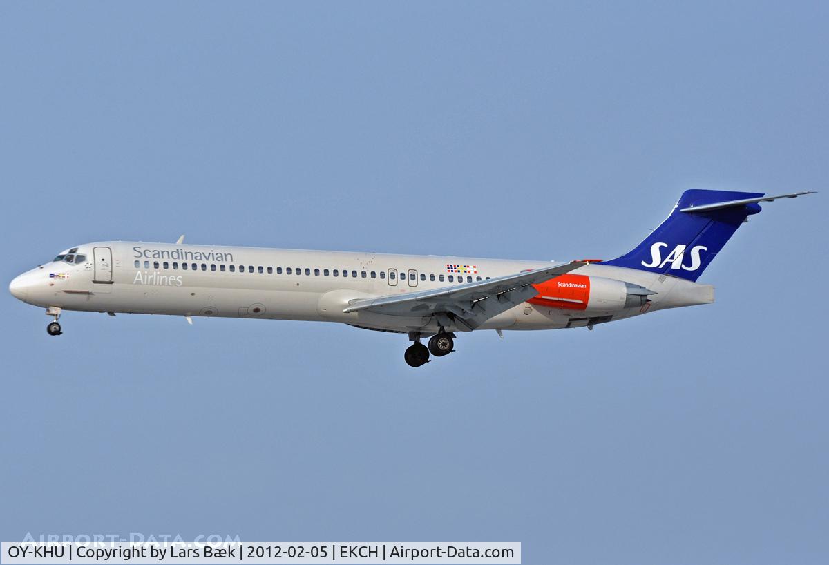 OY-KHU, 1991 McDonnell Douglas MD-87 (DC-9-87) C/N 53336, RWY22L