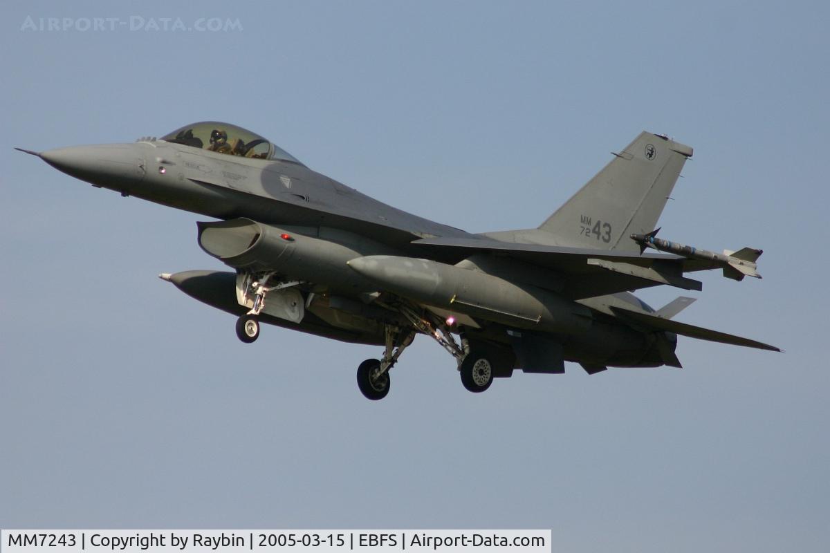MM7243, 1982 General Dynamics F-16A Fighting Falcon C/N 61-607, Stored AMARC 06/2010