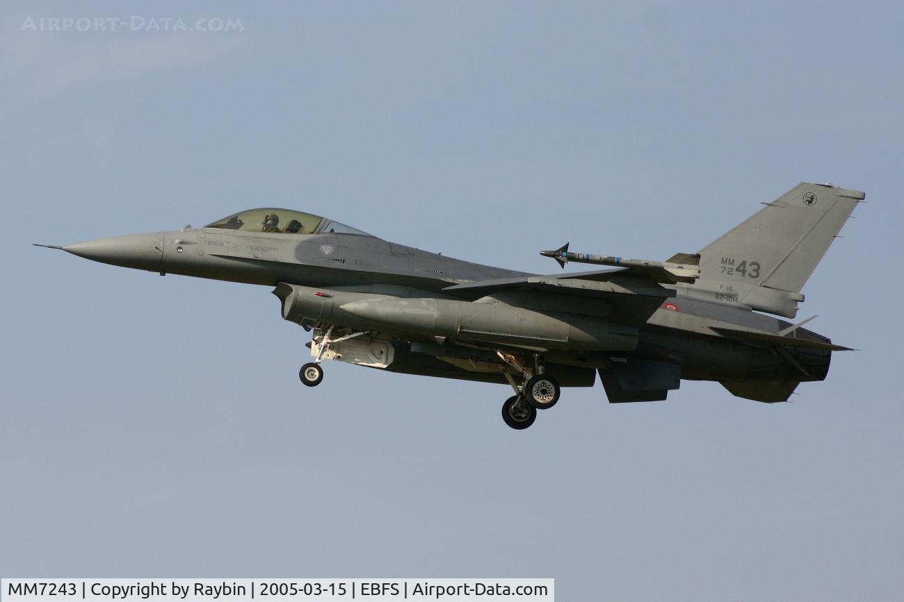 MM7243, 1982 General Dynamics F-16A Fighting Falcon C/N 61-607, stored AMARC