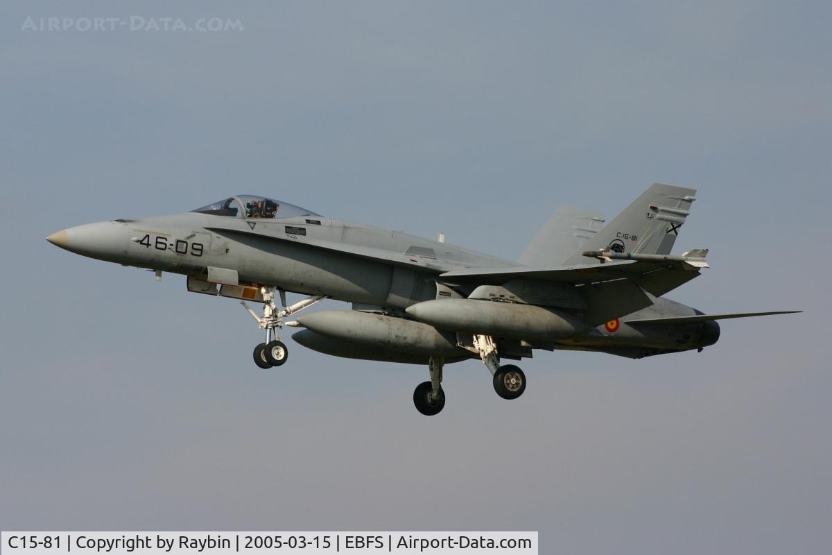 C15-81, McDonnell Douglas F/A-18A Hornet C/N 158/A121, still active