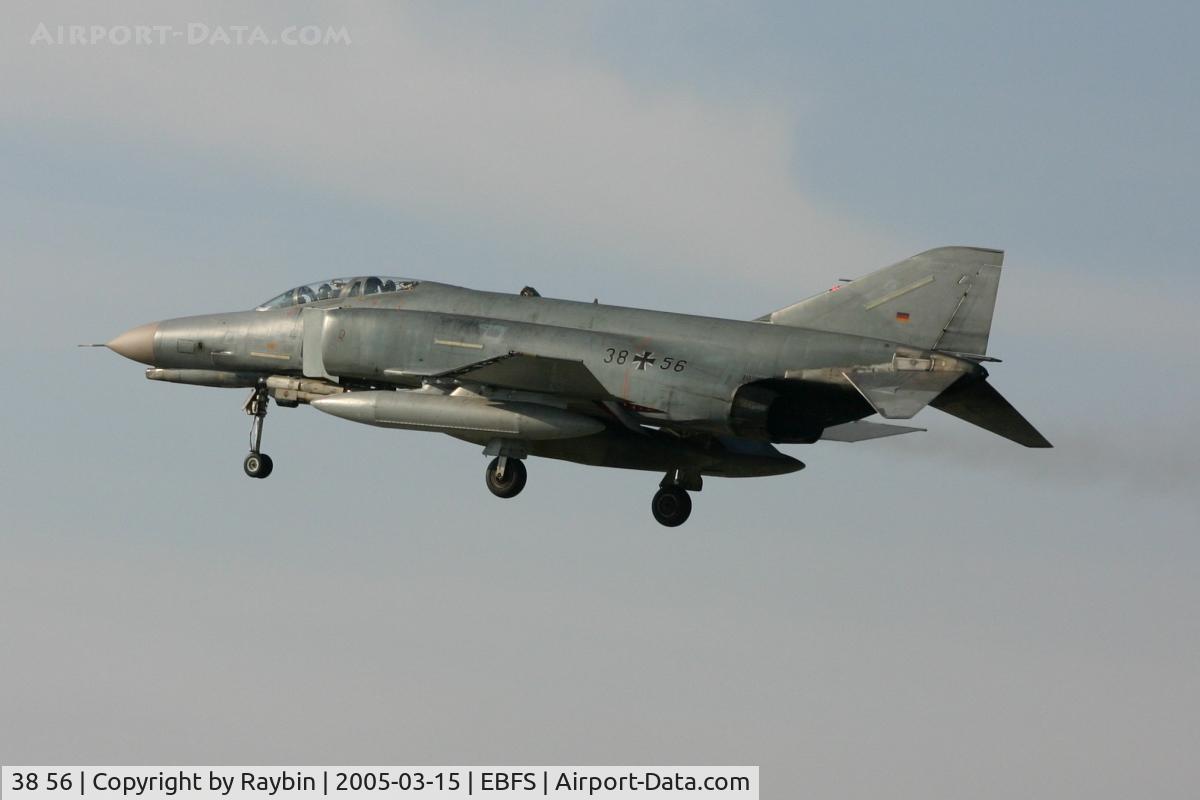 38 56, 1972 McDonnell Douglas F-4F Phantom II C/N 4765, scrapped