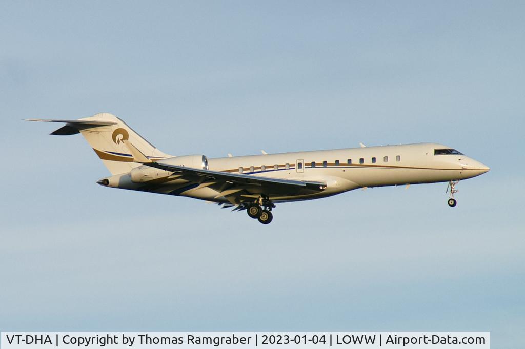 VT-DHA, 2002 Bombardier BD700-1A10 Global Express C/N 9111, private Bombardier Global Express