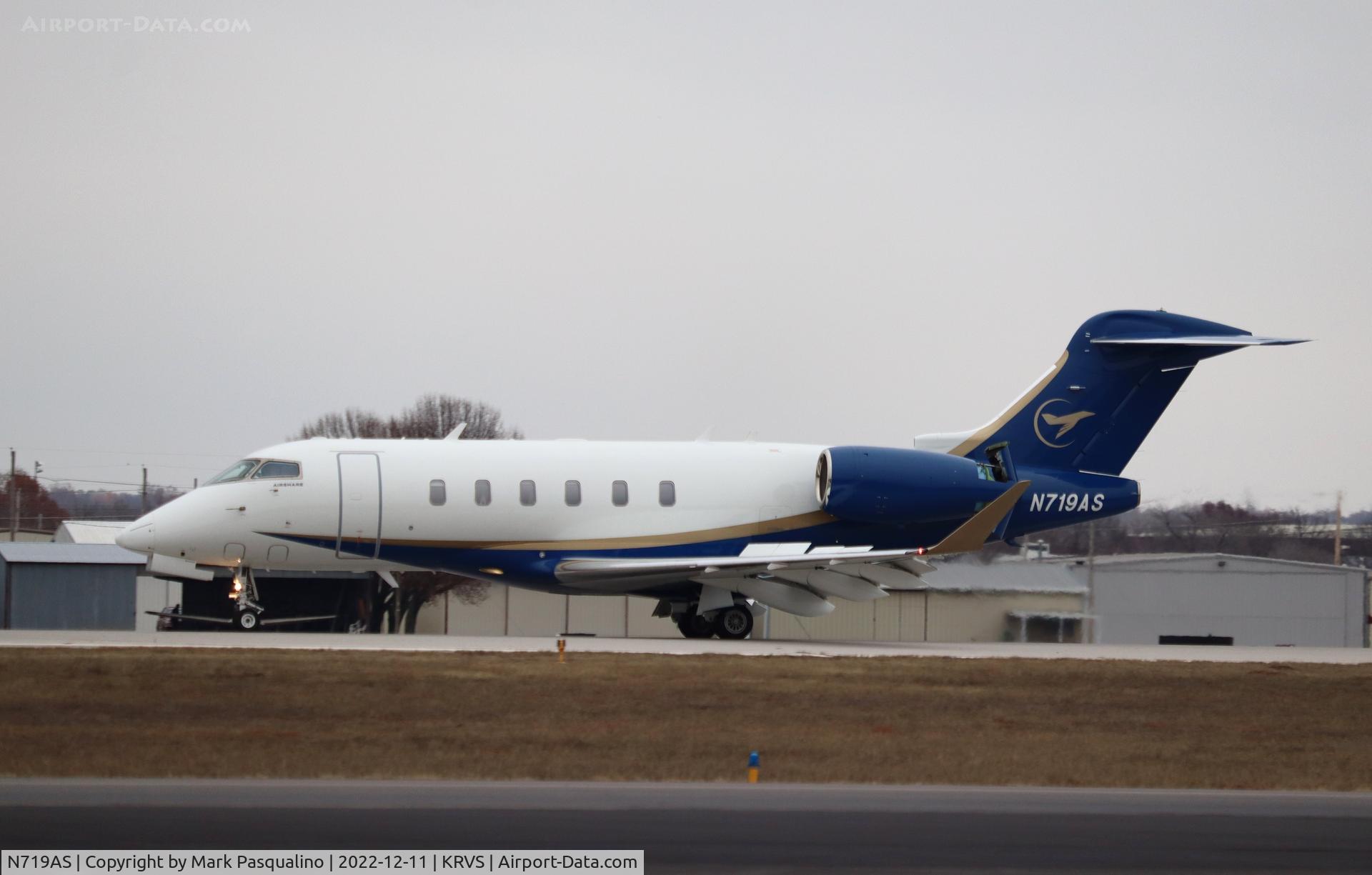 N719AS, 2021 Bombardier Challenger 350 (BD-100-1A10) C/N 20883, Challenger 350