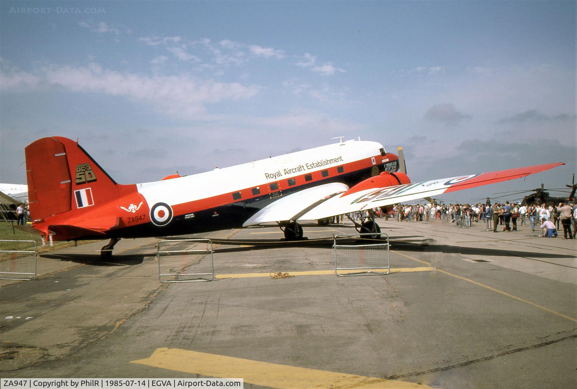 ZA947, 1943 Douglas C-47A-60-DL Dakota III C/N 10200, ZA947 1943 Douglas C-47A Dakota lll RAE IAT