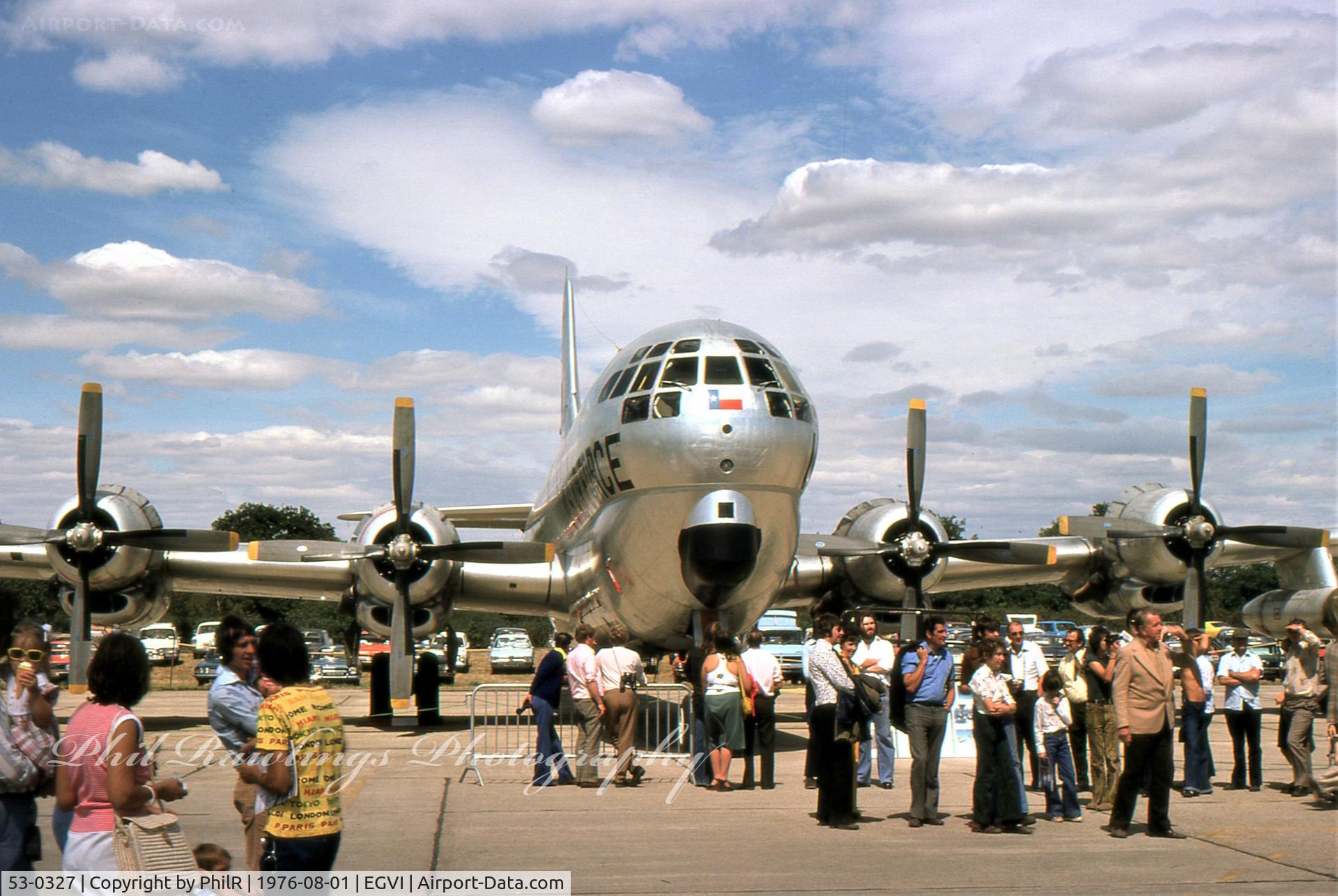 53-0327, 1954 Boeing KC-97L C/N 17109, 53-0327 (0-30327) Boeing KC-97L Stratofreighter IAT RAF Greenham Common