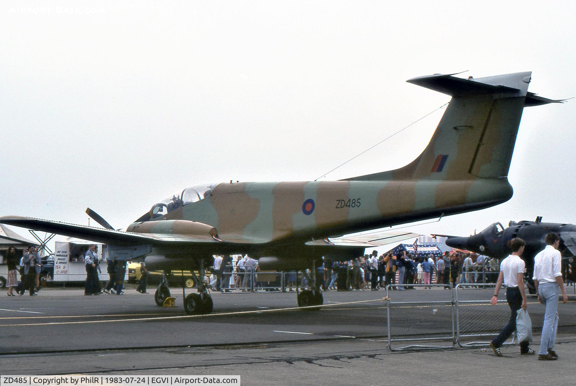 ZD485, FMA IA-58A Pucará C/N 018, ZD485 (A-515) FMA IA 58A Pucara ex Argentine Air Force IAT RAF Greenham Common