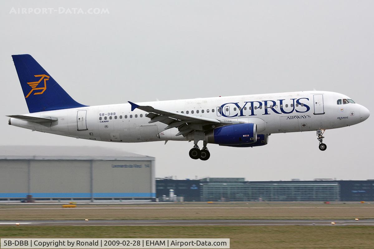 5B-DBB, 1991 Airbus A320-231 C/N 256, at spl