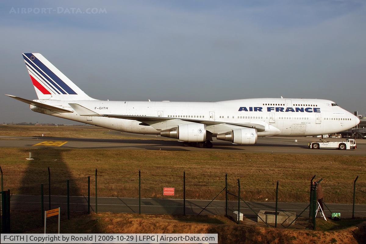 F-GITH, 2003 Boeing 747-428 C/N 32868, at cdg