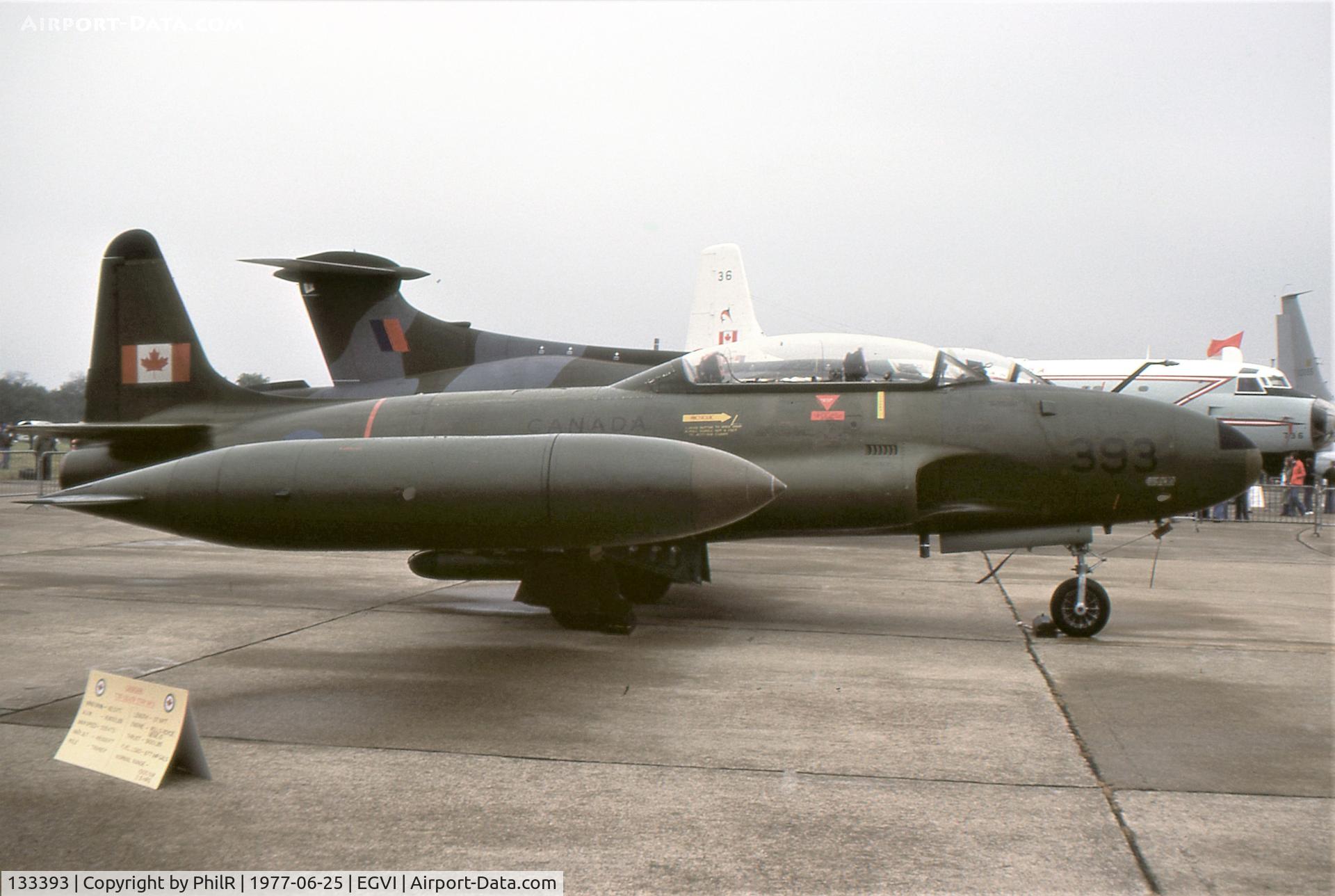 133393, 1970 Canadair CT-133 Silver Star C/N T33-393, 133393 Canadair CT-133A Silver Star Mk 3 RCAF International Air Tattoo RAF Greenham Common