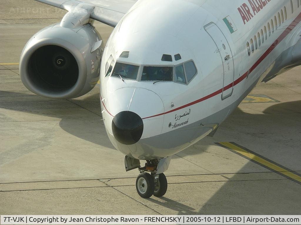 7T-VJK, 2000 Boeing 737-8D6 C/N 30203, Air Algérie 