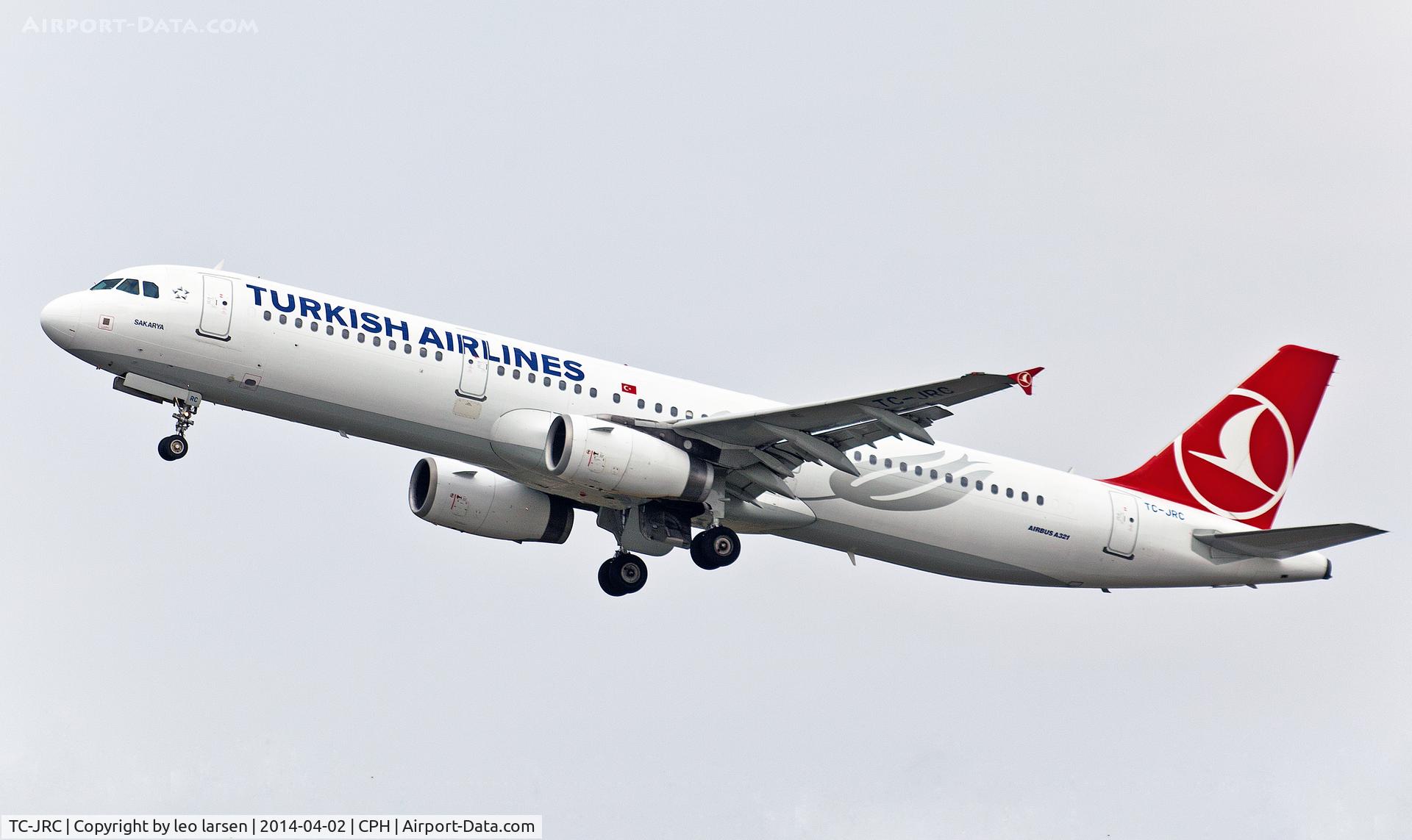 TC-JRC, 2006 Airbus A321-231 C/N 2999, Copenhagen 2.4.2014