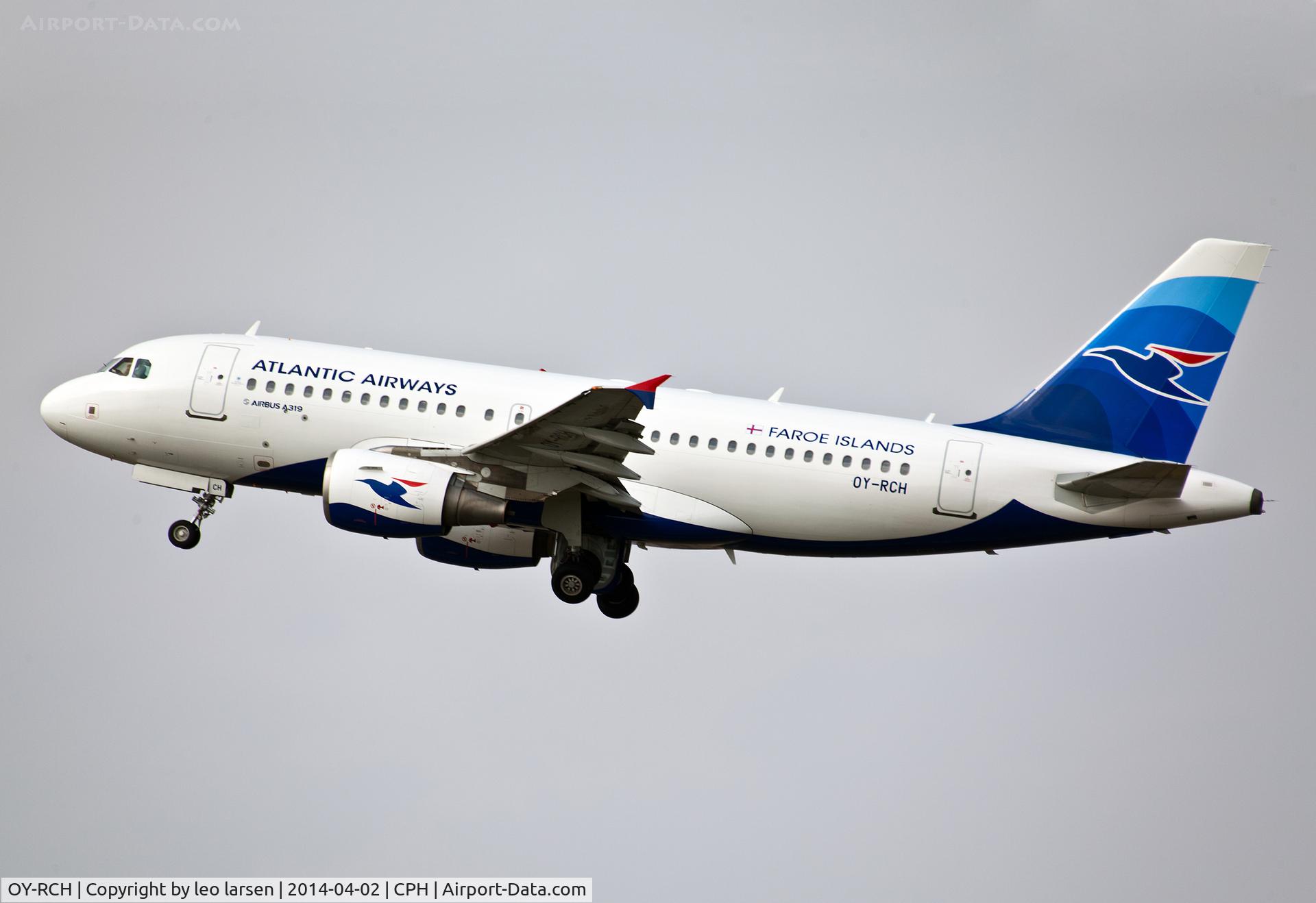 OY-RCH, 2004 Airbus A319-112 C/N 2186, Copenhagen 2.4.2014