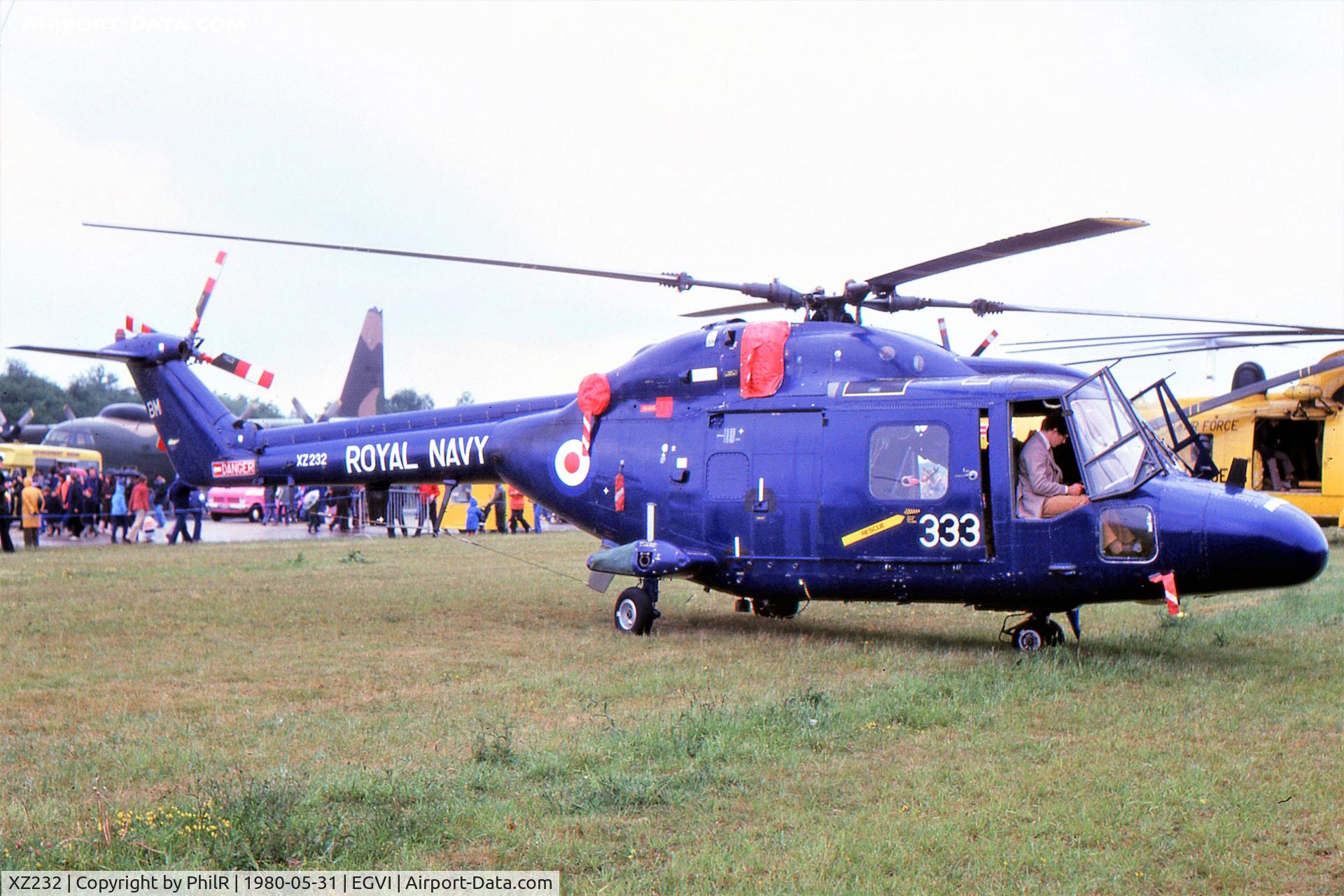 XZ232, 1977 Westland Lynx HAS.3GMS C/N 009, XZ232 1977 Westland Lynx HAS3 Royal Navy International Air Tattoo RAF Greenham Common