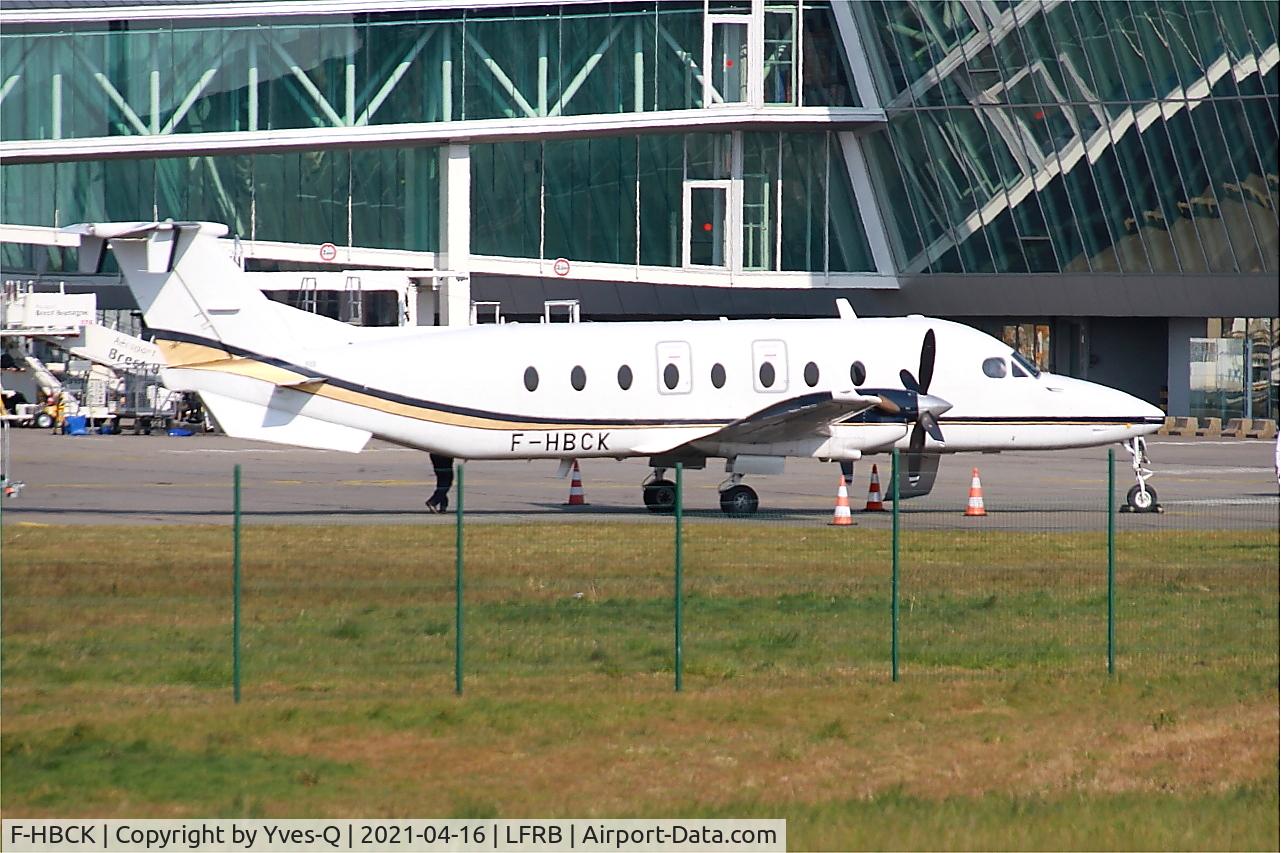 F-HBCK, 1999 Beech 1900D C/N UE-374, Beech 1900D, Boarding area, Brest-Bretagne Airport (LFRB-BES)