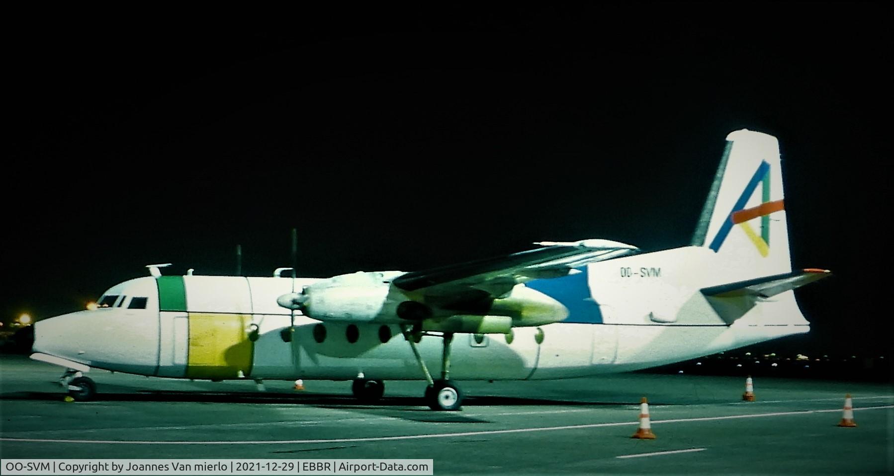 OO-SVM, 1959 Fokker F.27-100 Friendship C/N 10121, Slide scan