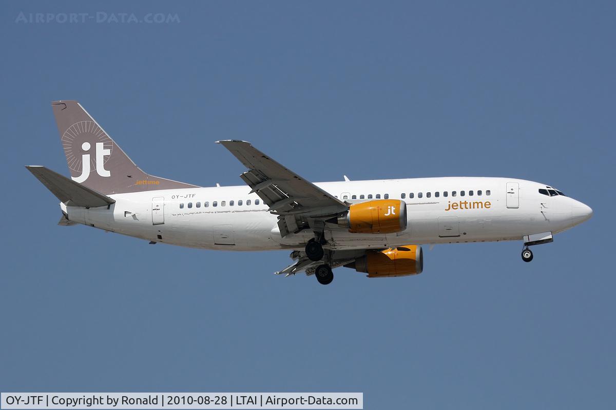 OY-JTF, 1989 Boeing 737-382 C/N 24364, at ayt