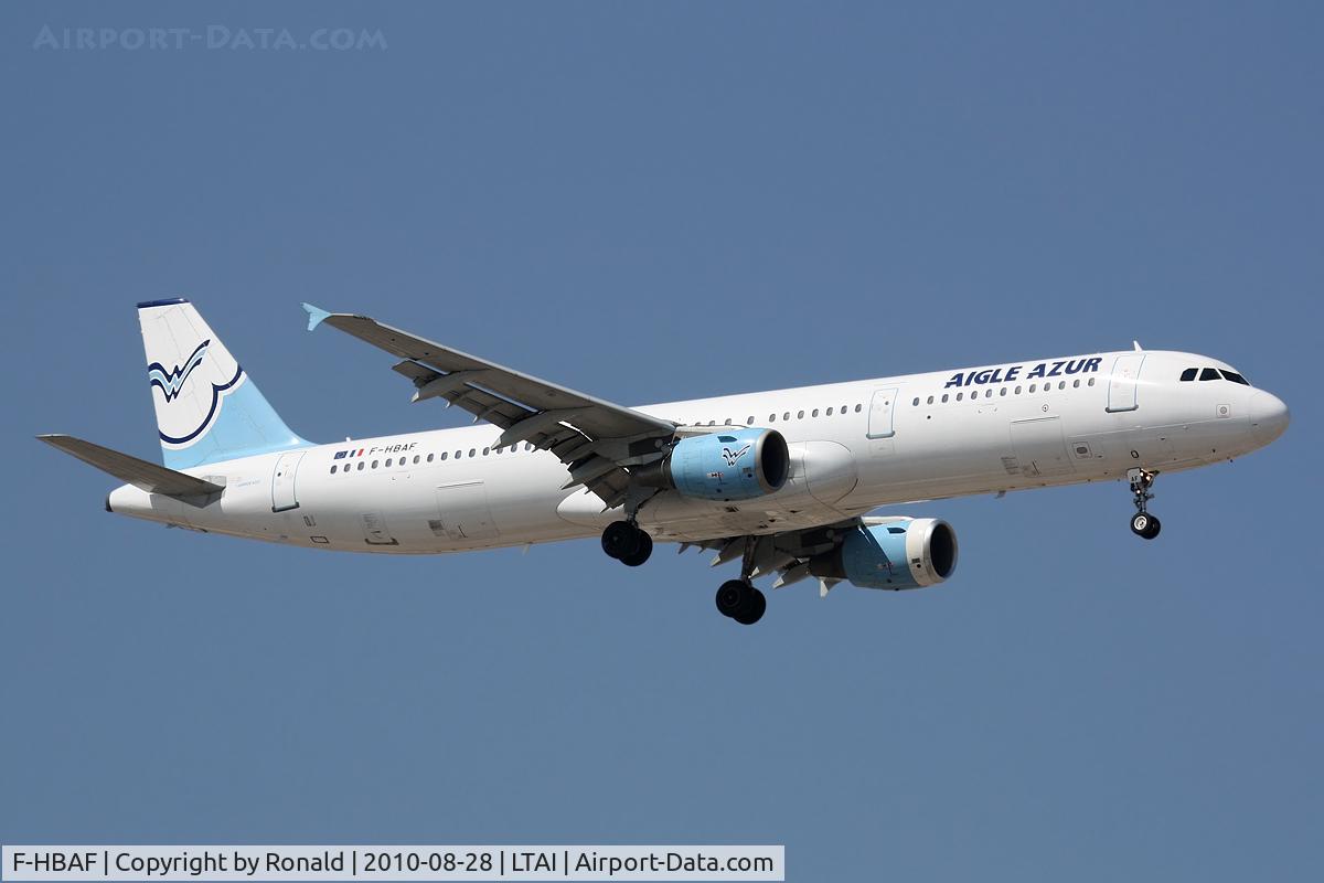 F-HBAF, 1999 Airbus A321-211 C/N 1006, at ayt