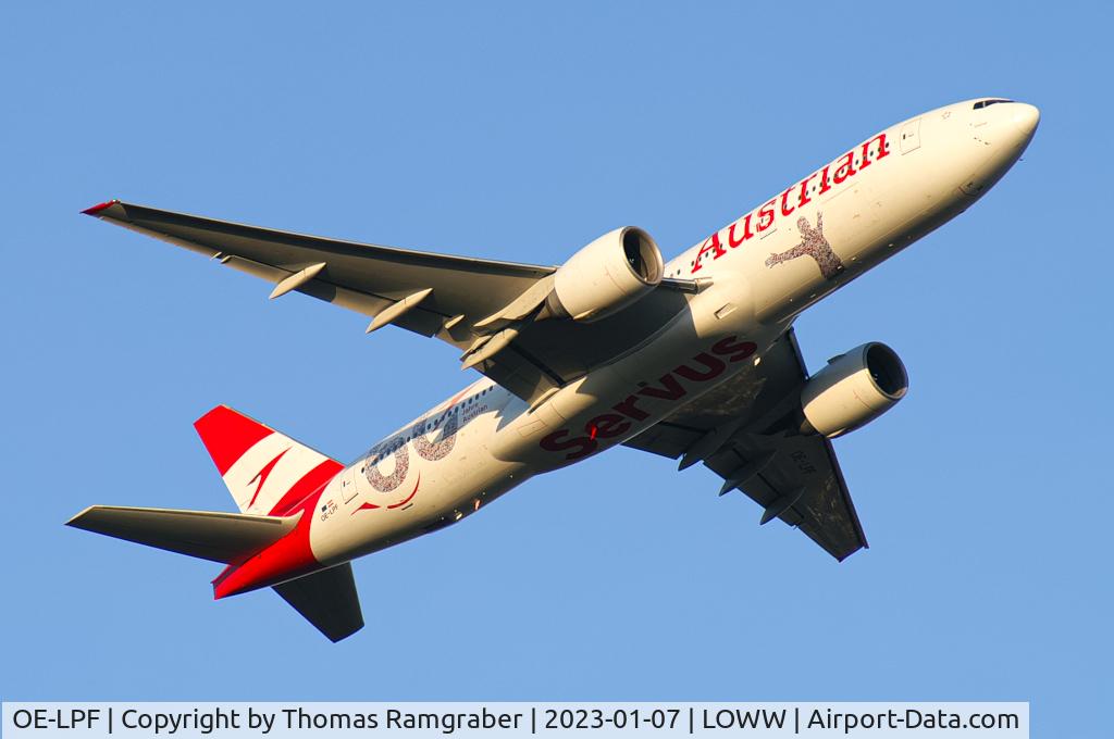 OE-LPF, 2001 Boeing 777-2Q8/ER C/N 28692, Austrian Airlines Boeing 777-200ER