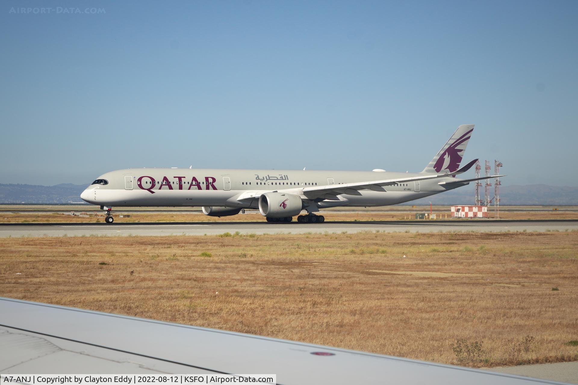 A7-ANJ, 2019 Airbus A350-1041 C/N 266, SFO 2022.