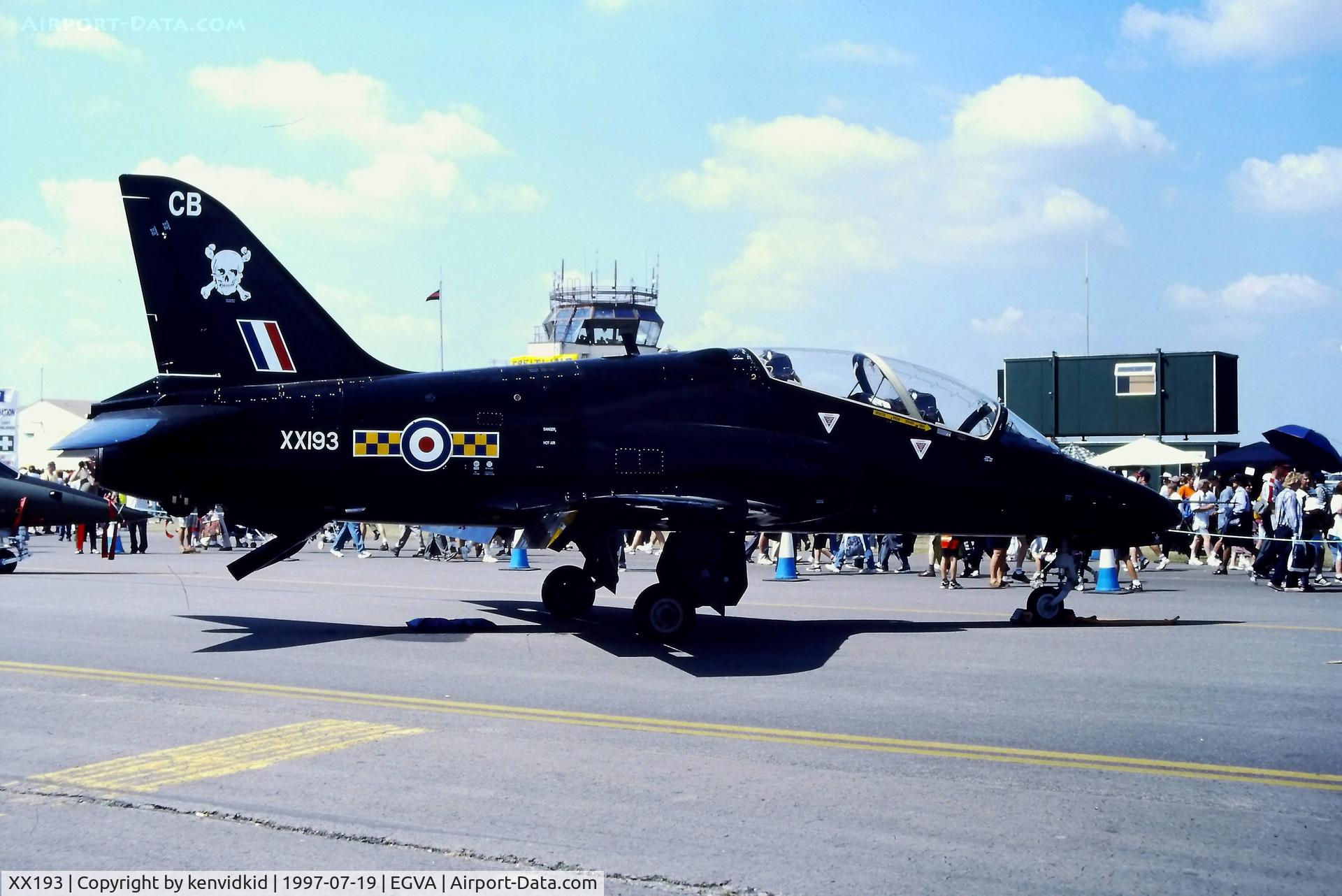 XX193, 1978 Hawker Siddeley Hawk T.1A C/N 040/312040, At the 1997 Royal International Air Tattoo.