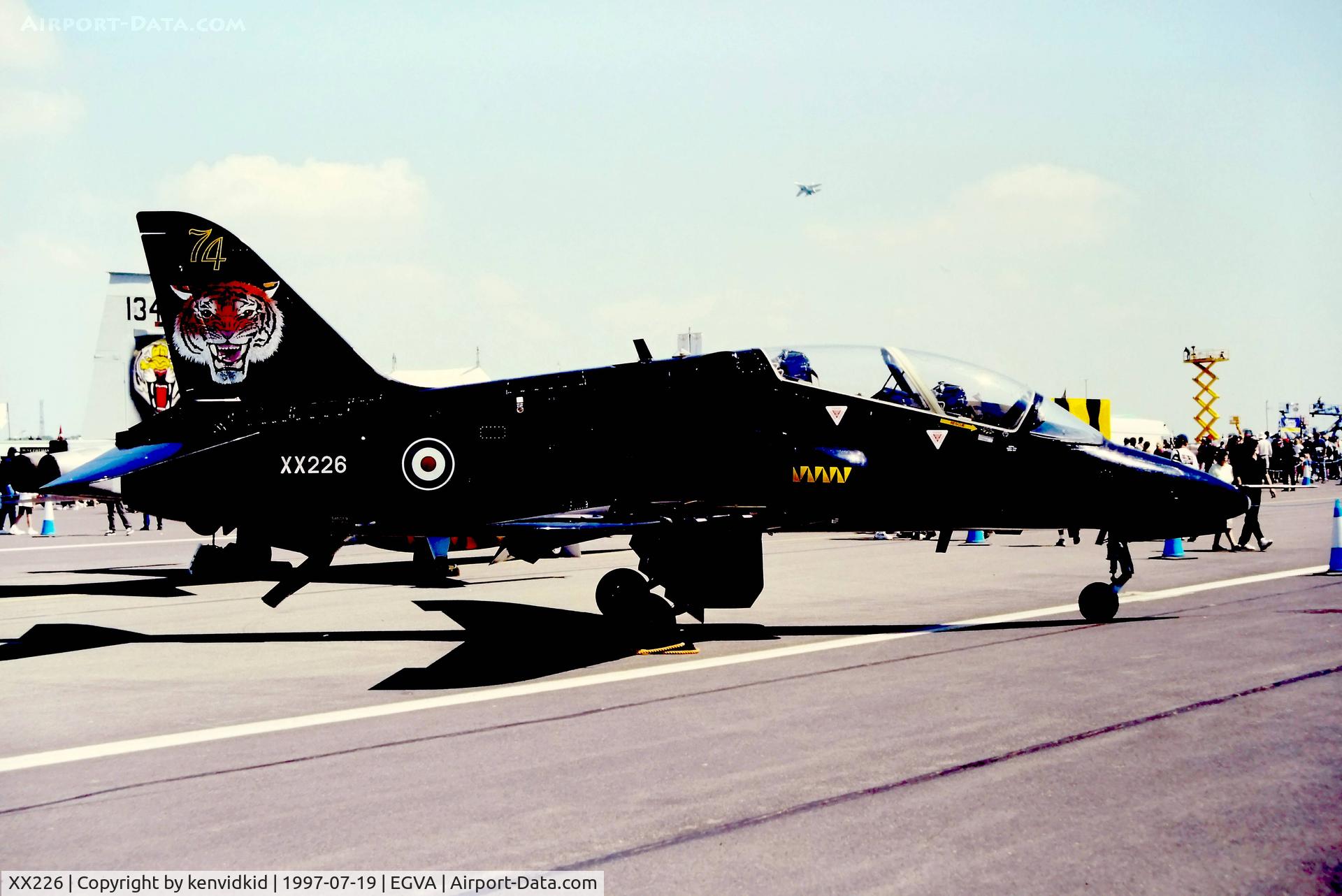 XX226, Hawker Siddeley Hawk T.1 C/N BAPC.152, At the 1997 Royal International Air Tattoo.