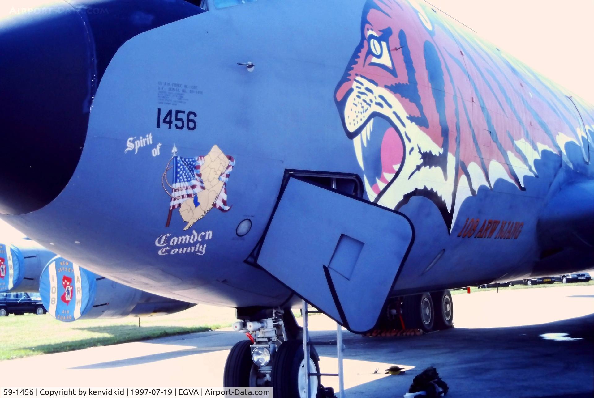 59-1456, 1959 Boeing KC-135E Stratotanker C/N 17944, At the 1997 Royal International Air Tattoo.