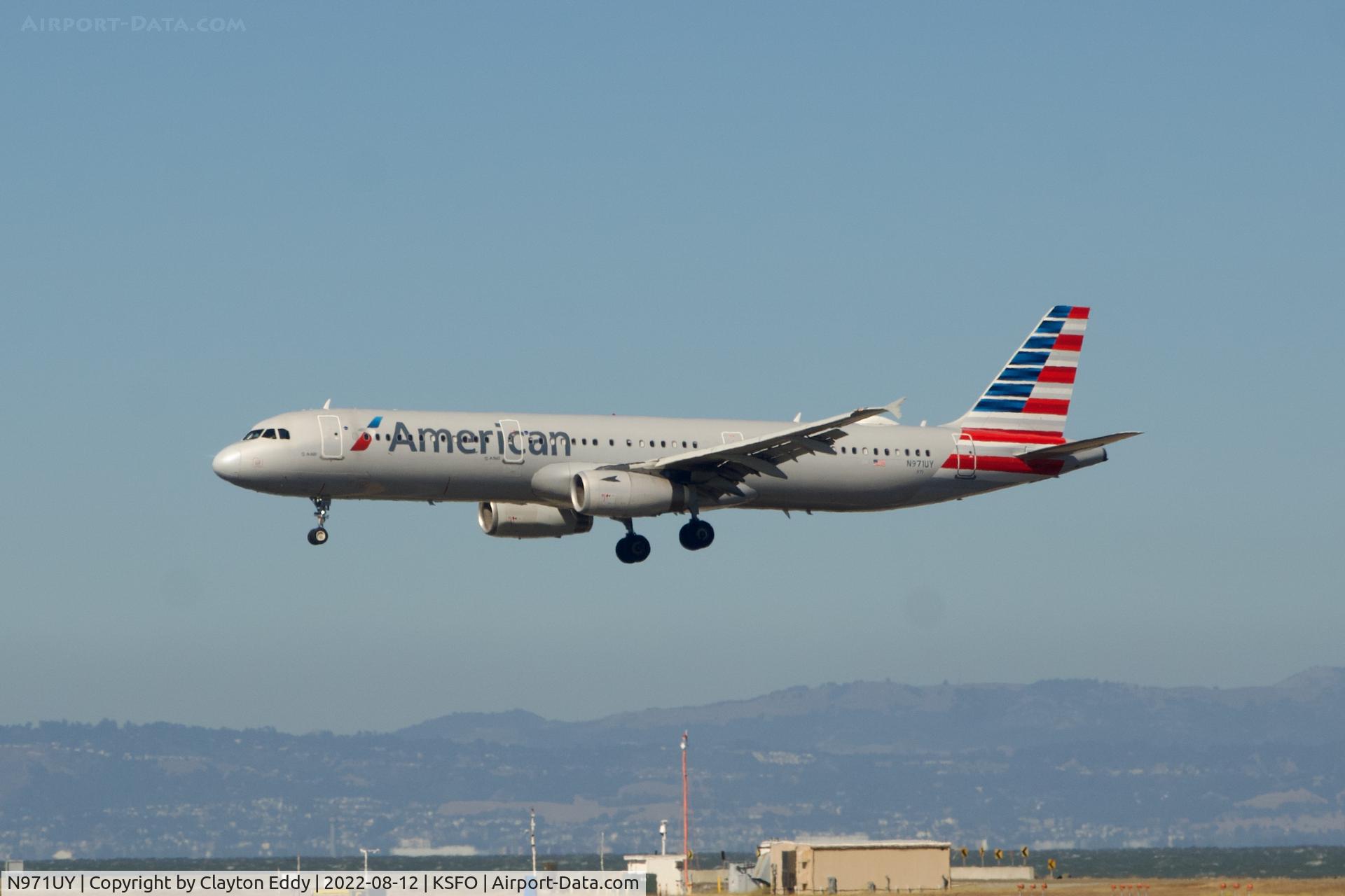 N971UY, 2014 Airbus A321-231 C/N 6249, SFO 2022.
