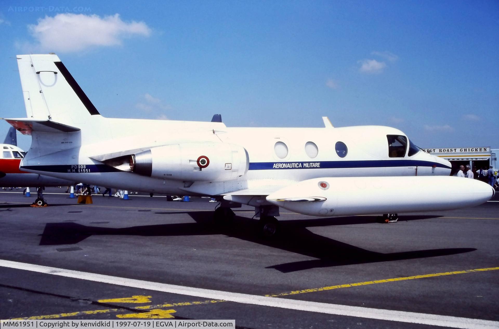 MM61951, Piaggio PD-808TA C/N 509, At the 1997 Royal International Air Tattoo.