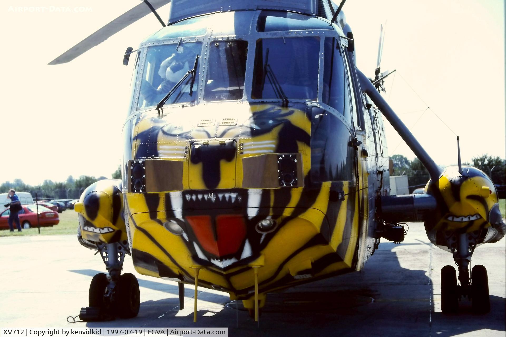 XV712, 1972 Westland Sea King HAS.6 C/N WA683, At the 1997 Royal International Air Tattoo.