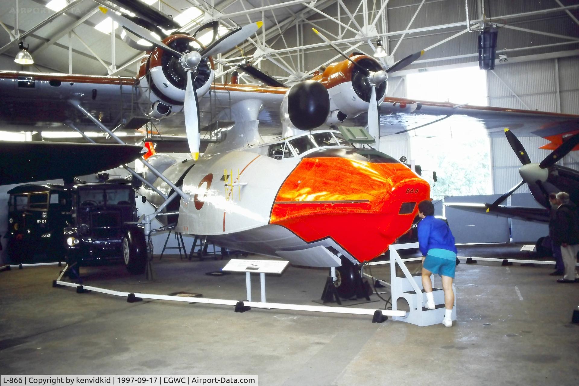 L-866, Consolidated PBY-6A Catalina C/N 2063, A visit to Cosford in 1997.