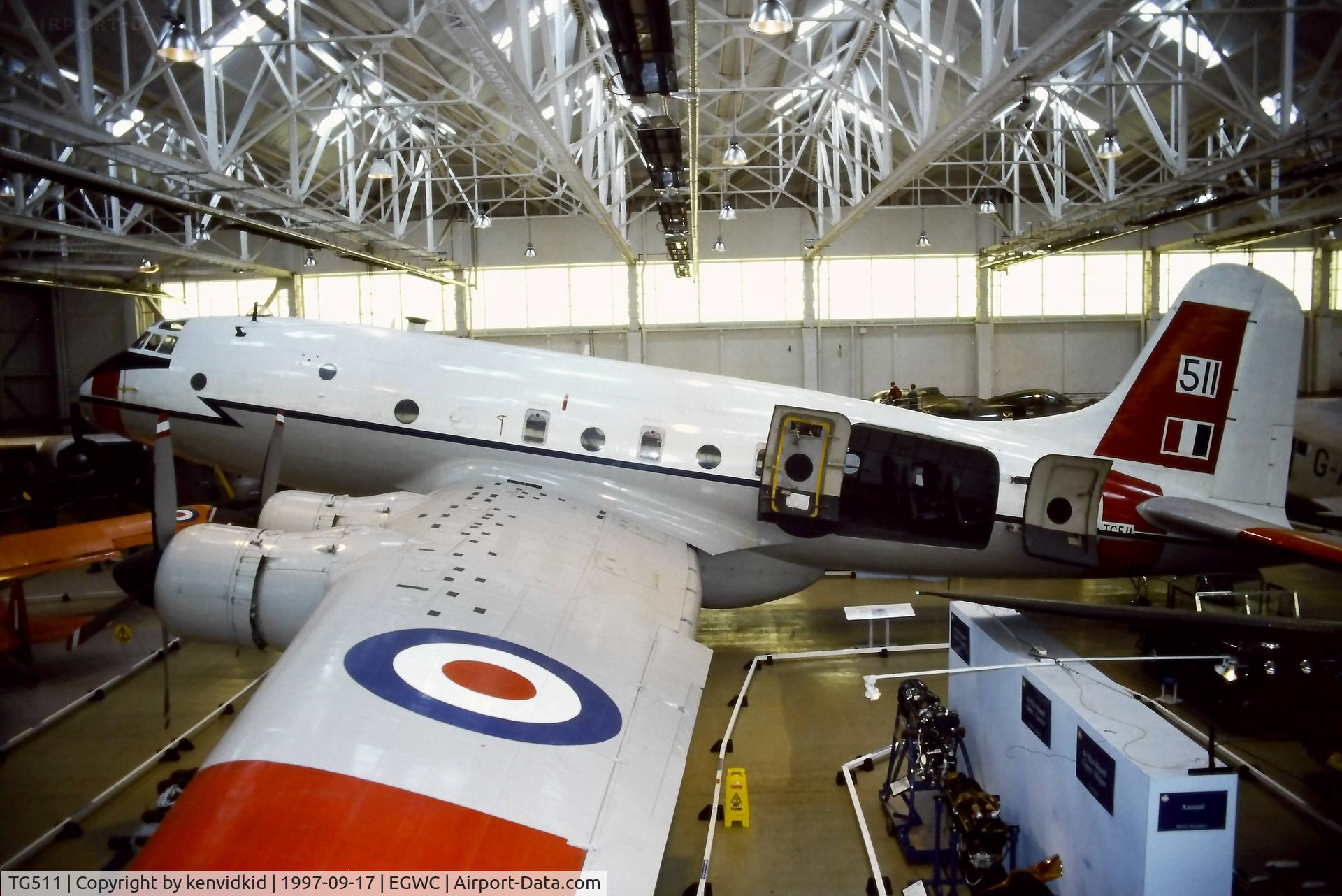 TG511, 1948 Handley Page Hastings T.5 C/N HP67/21, A visit to Cosford in 1997.