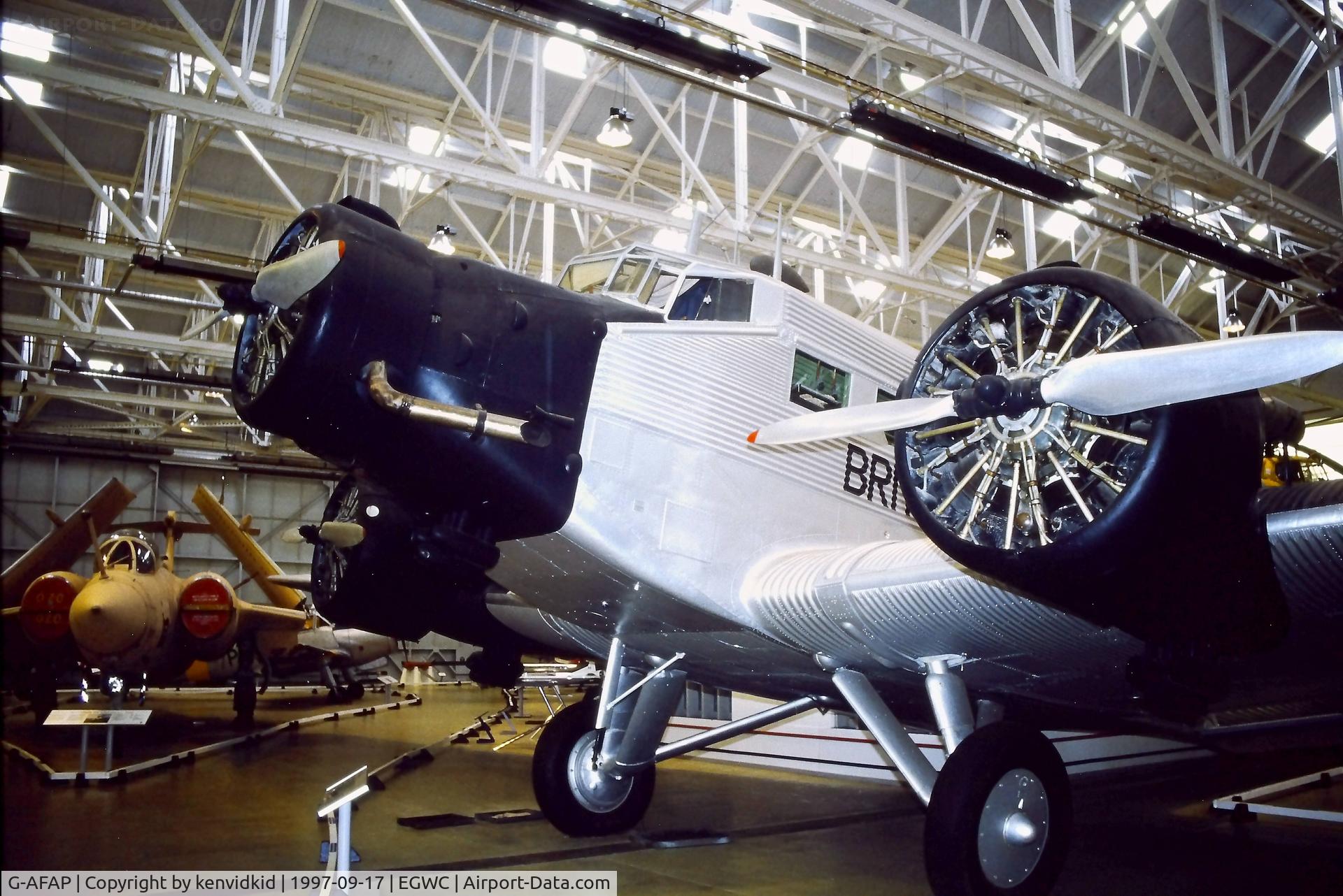 G-AFAP, Junkers (CASA) 352L (Ju-52) C/N 163, A visit to Cosford in 1997.