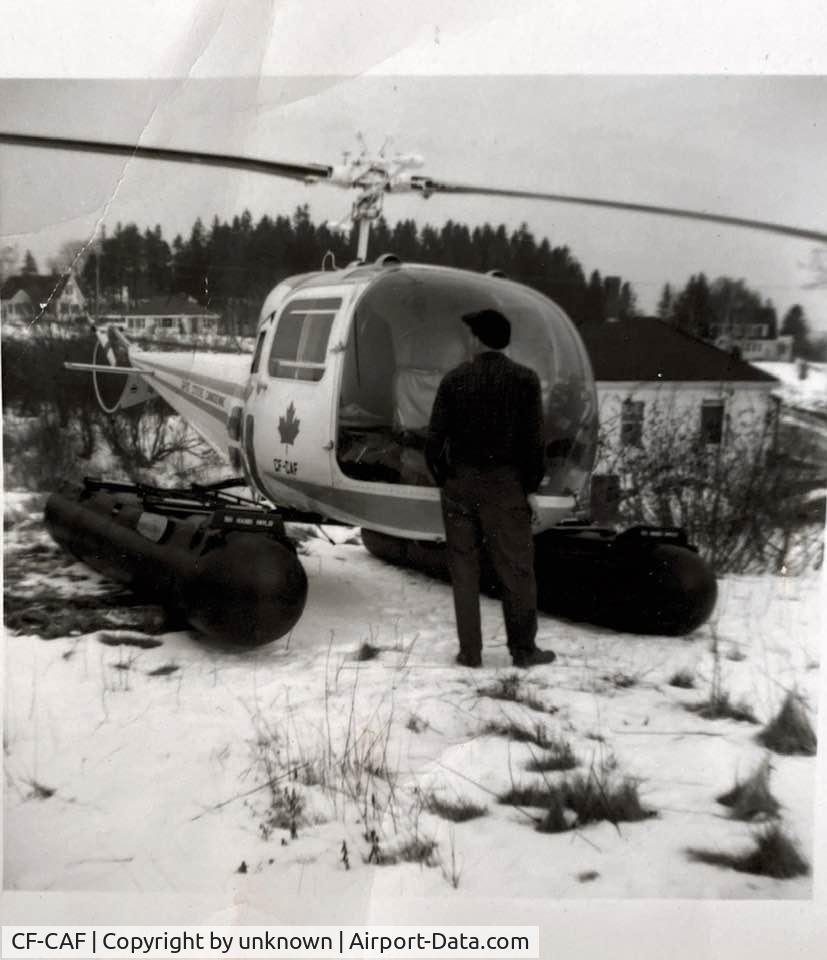 CF-CAF, Bell 47J-2 Ranger C/N 1827, taken on Deer Island New Brunswick date unknown