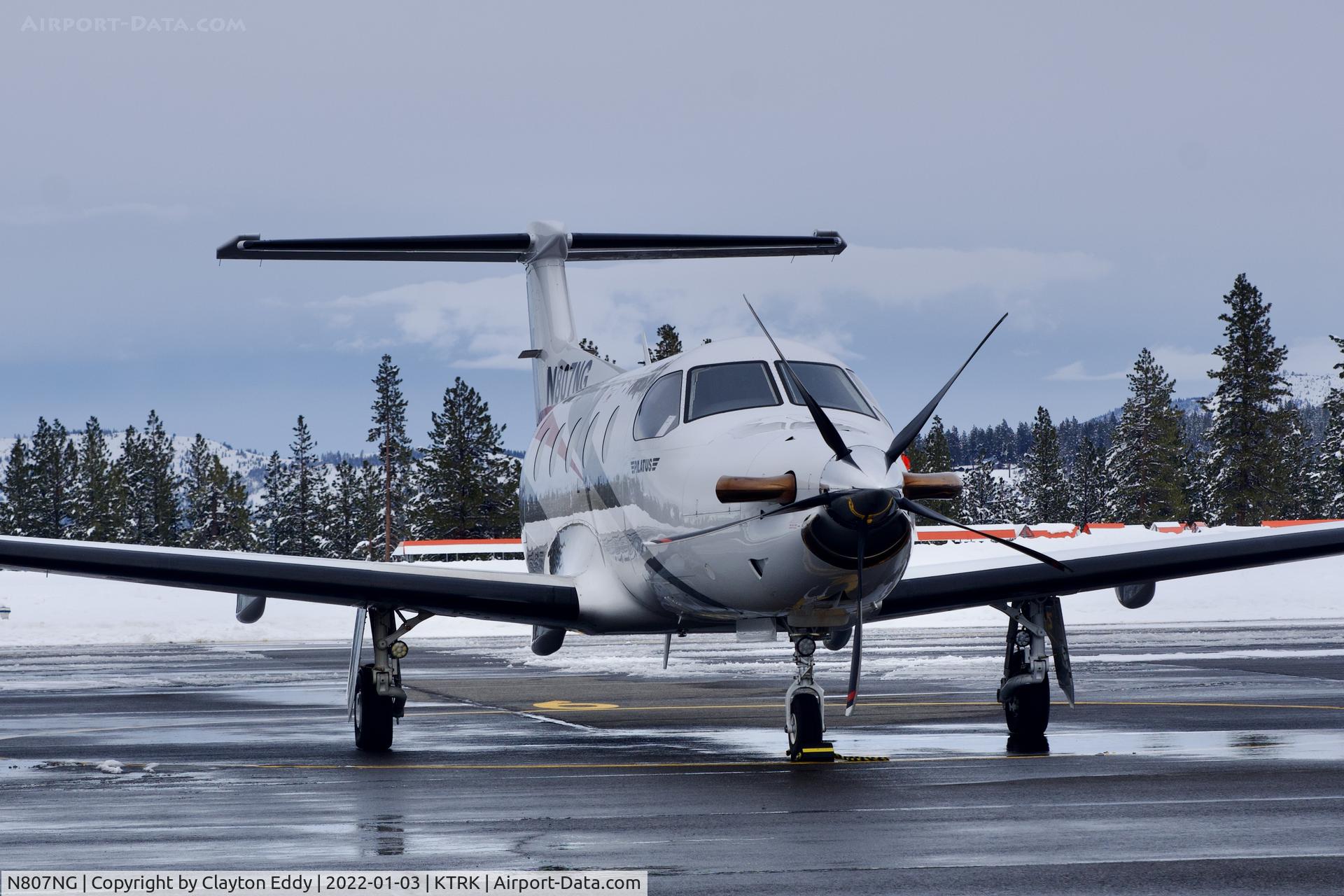 N807NG, 2018 Pilatus PC-12/47E C/N 1807, Truckee Airport in California 2023.