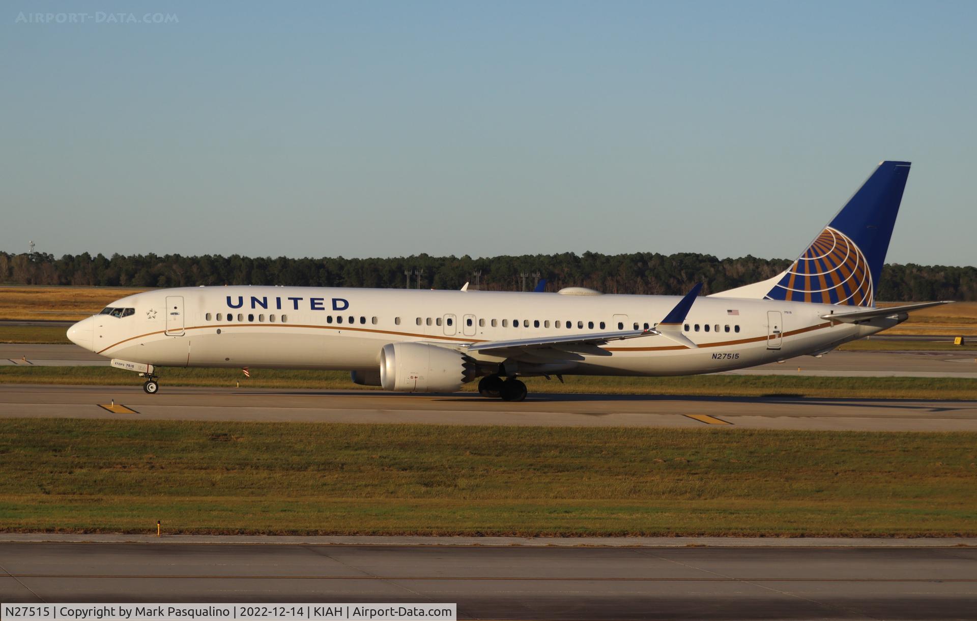 N27515, 2019 Boeing 737-9 MAX C/N 43452, Boeing 737-9 MAX