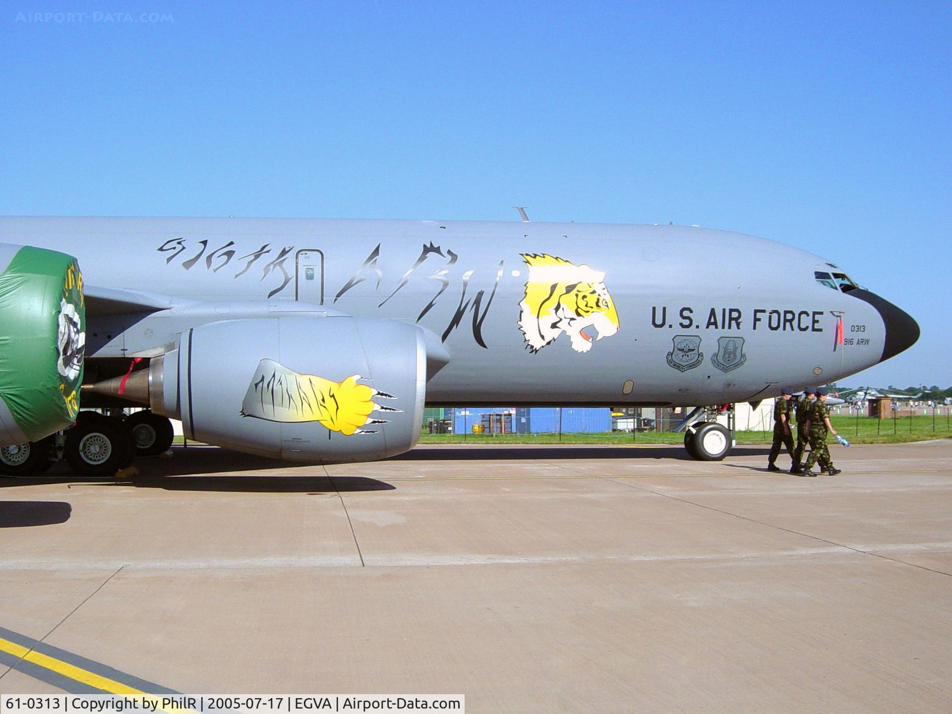 61-0313, 1961 Boeing KC-135R Stratotanker C/N 18220, 61-0313 1962 Boeing KC-135R Stratotanker 61-0313 RIAT