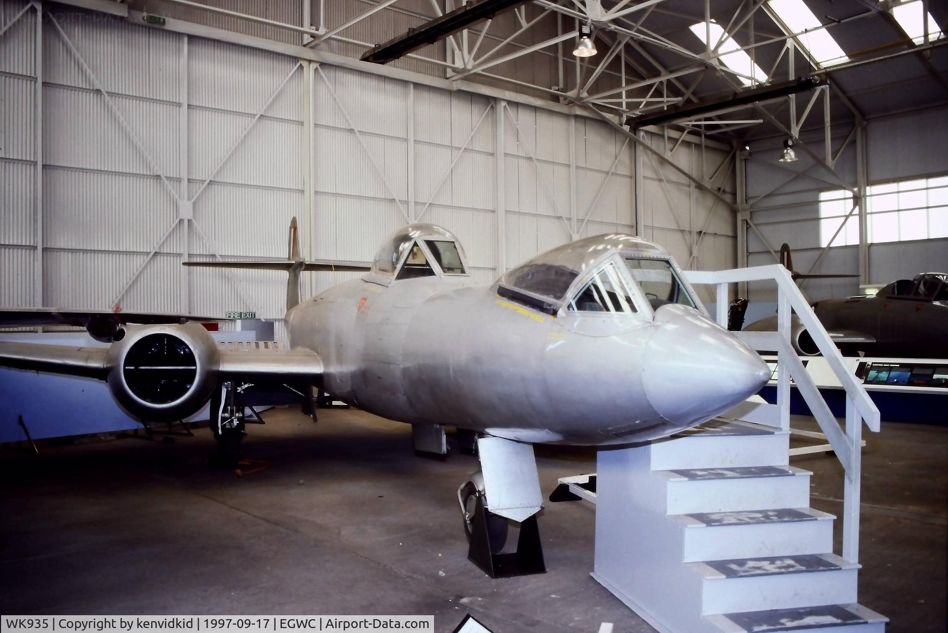 WK935, Gloster Meteor F.8(Mod) C/N Not found WK935, A visit to Cosford in 1997.