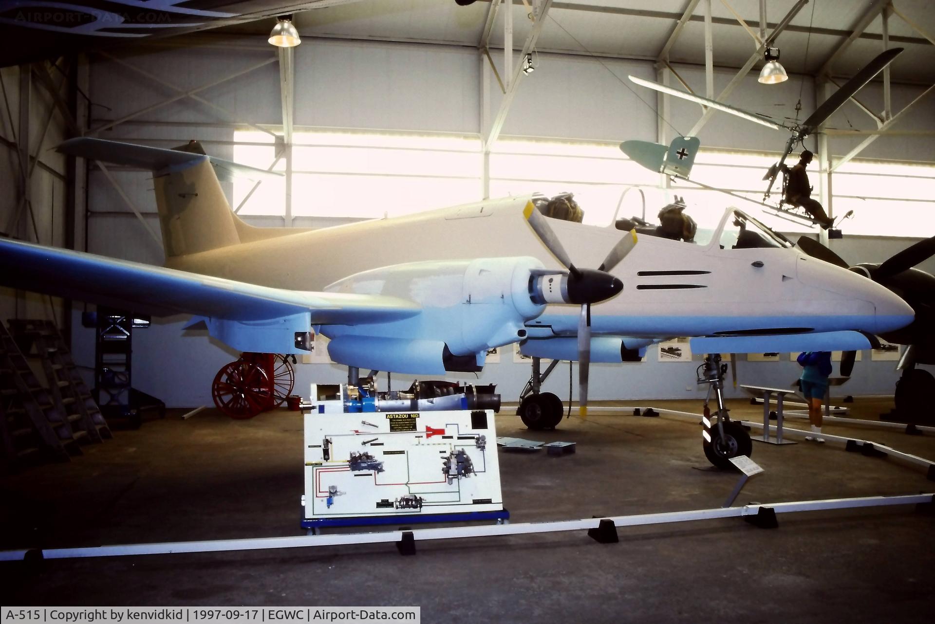A-515, FMA IA-58A Pucará C/N 018, A visit to Cosford in 1997.