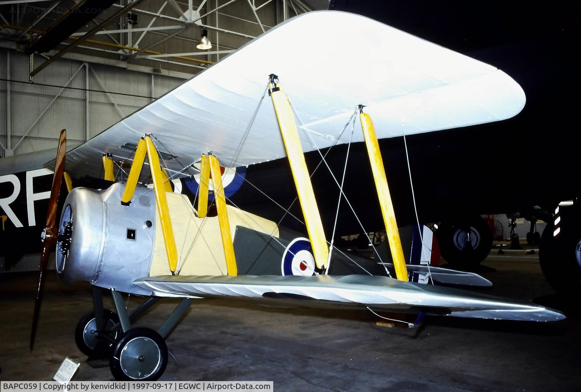 BAPC059, Sopwith F.1 Camel Replica C/N BAPC.059, A visit to Cosford in 1997.