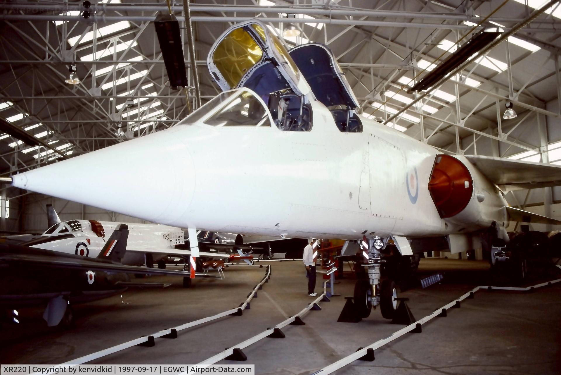 XR220, BAC TSR-2 C/N XO-2, A visit to Cosford in 1997.
