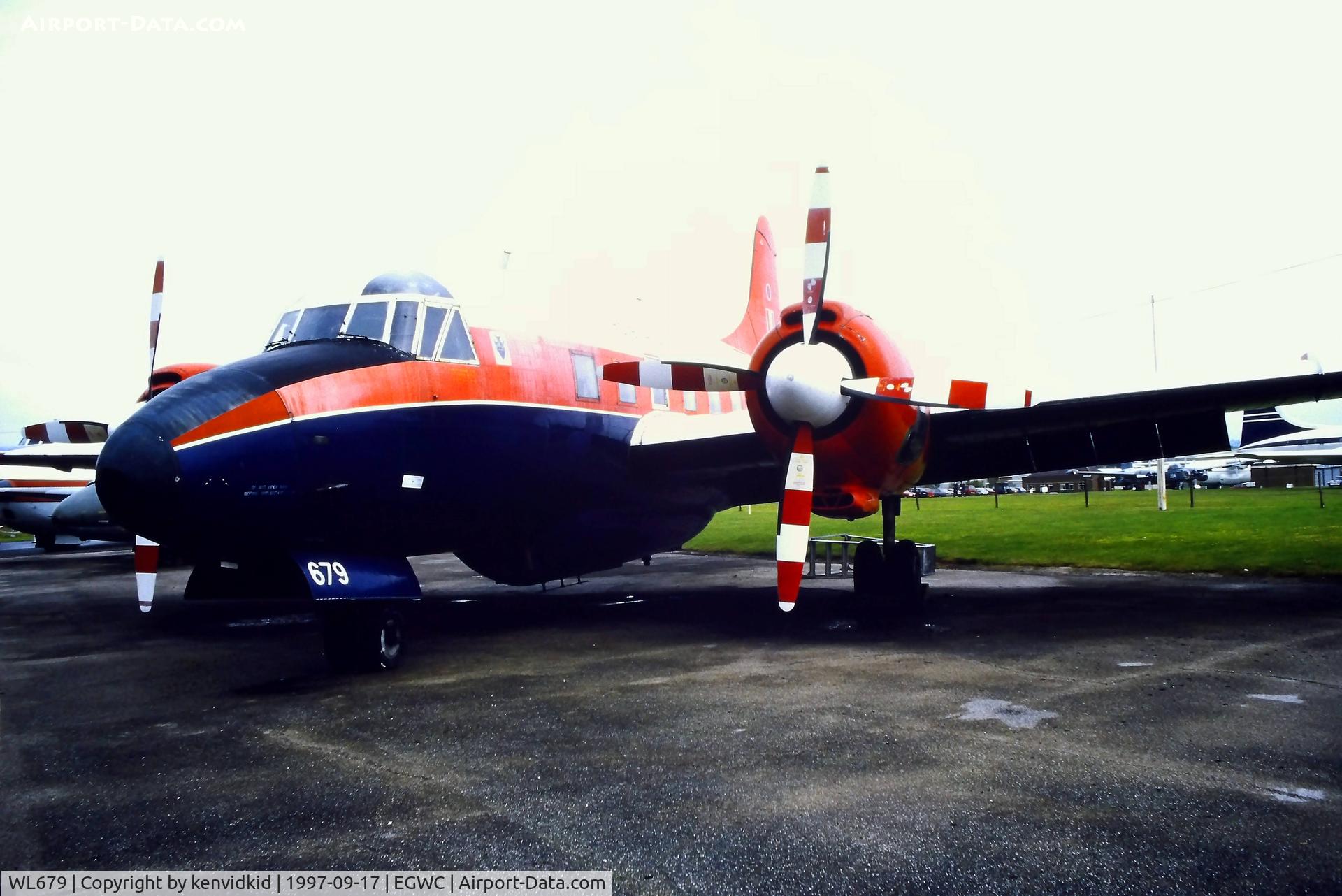 WL679, 1953 Vickers Varsity T.1 C/N Not found WL679, A visit to Cosford in 1997.