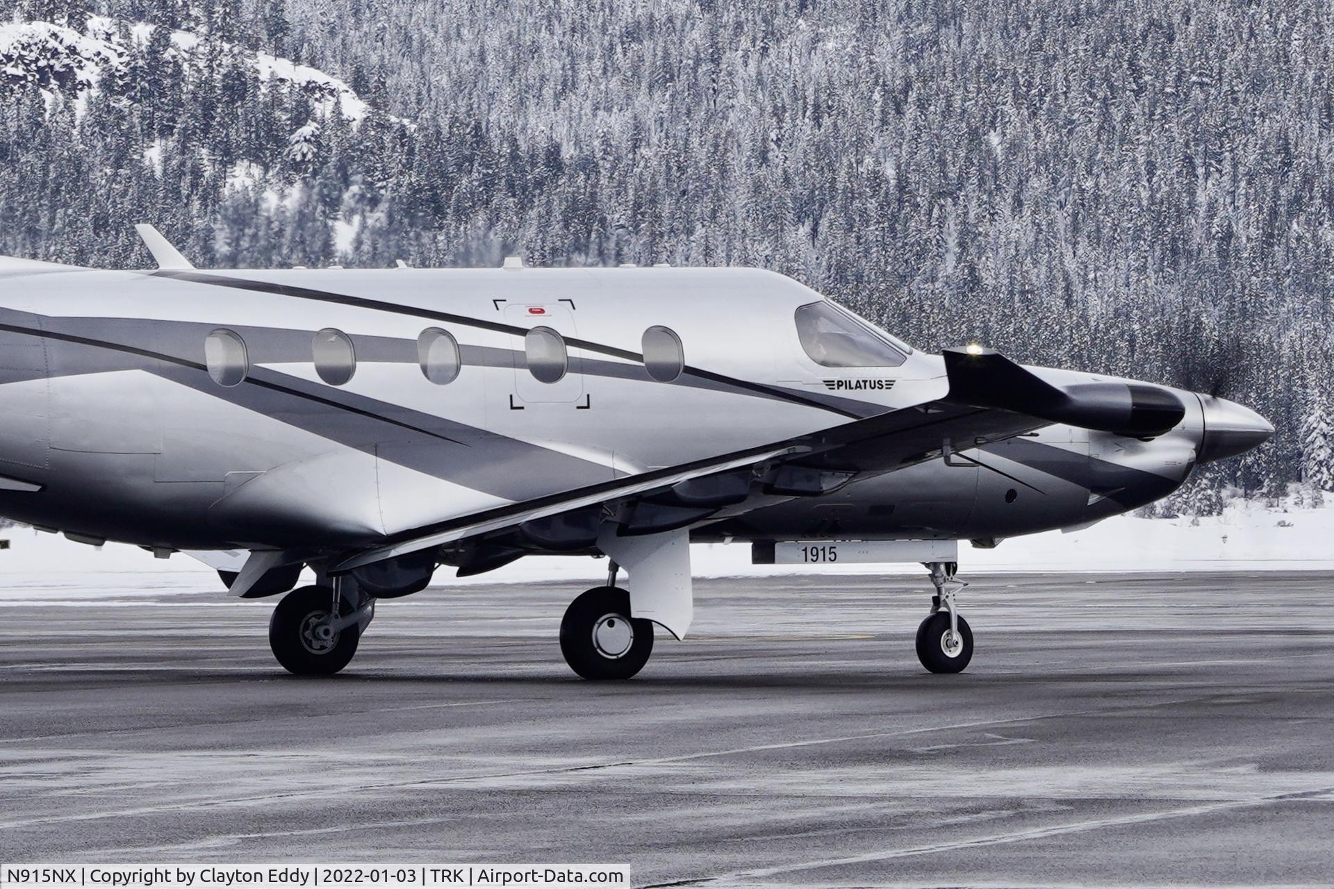 N915NX, 2019 Pilatus PC-12/47E C/N 1815, Truckee Airport in California 2022.