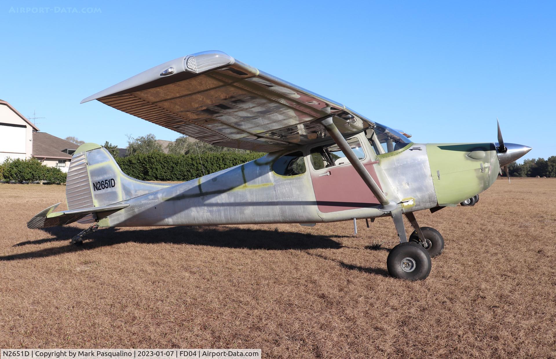 N2651D, 1952 Cessna 170B C/N 20803, Cessna 170B