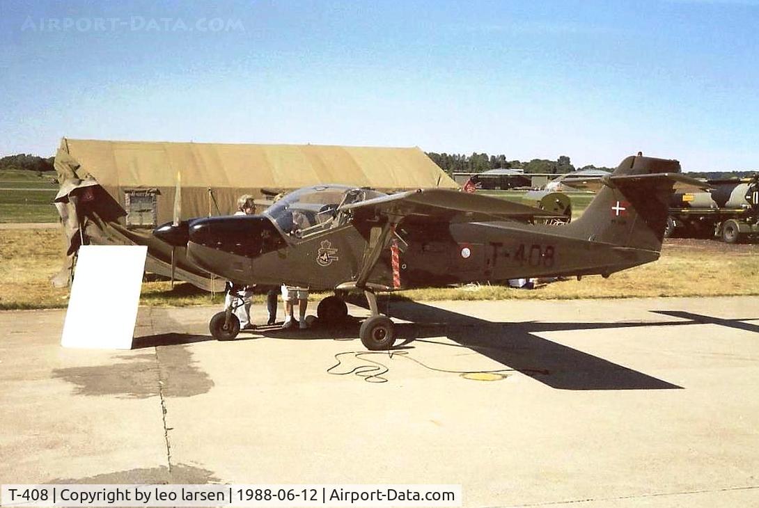 T-408, 1976 Saab T-17 Supporter C/N 15-208, FSN Værløse 12.6.1988
