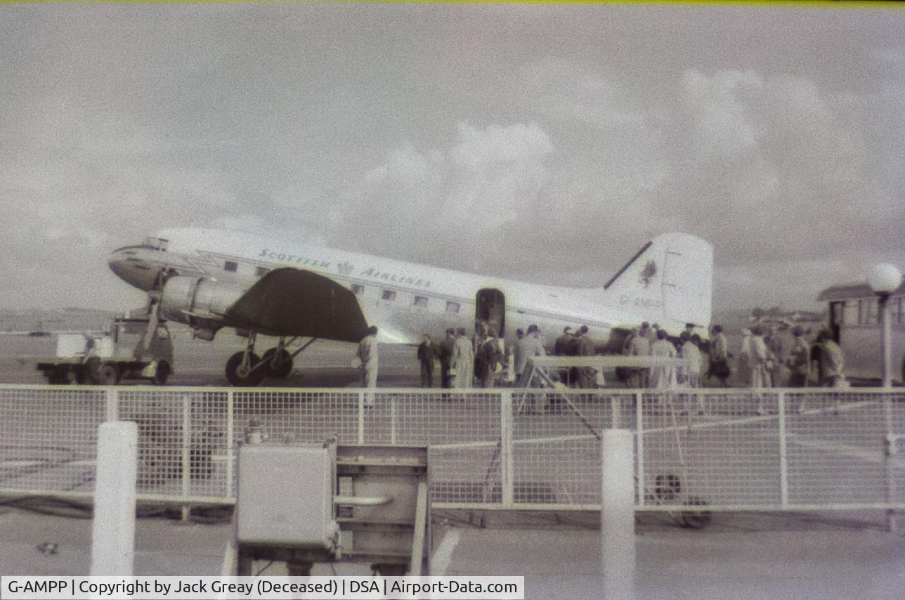 G-AMPP, 1944 Douglas C-47 Dakota 3 C/N 26717, This was found amongst old photos of my fathers, I guess this was taken in the late 50's perhaps at RAF Finningly Airshow Now Doncaster Sheffield Airport