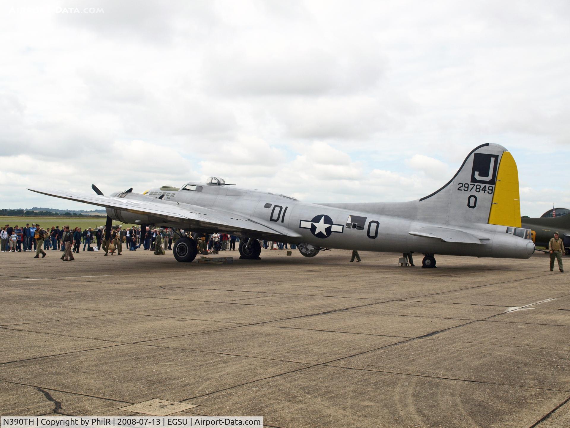 N390TH, 1944 Boeing B-17G Flying Fortress C/N Not found 44-85734, N390TH 1944 Boeing B-17G Flying Fortress 44-85734 'Liberty Belle' painted as 42-97849' Flying Legends Duxford