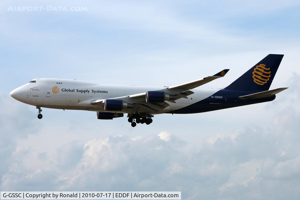 G-GSSC, 1998 Boeing 747-47UF C/N 29255, at fra