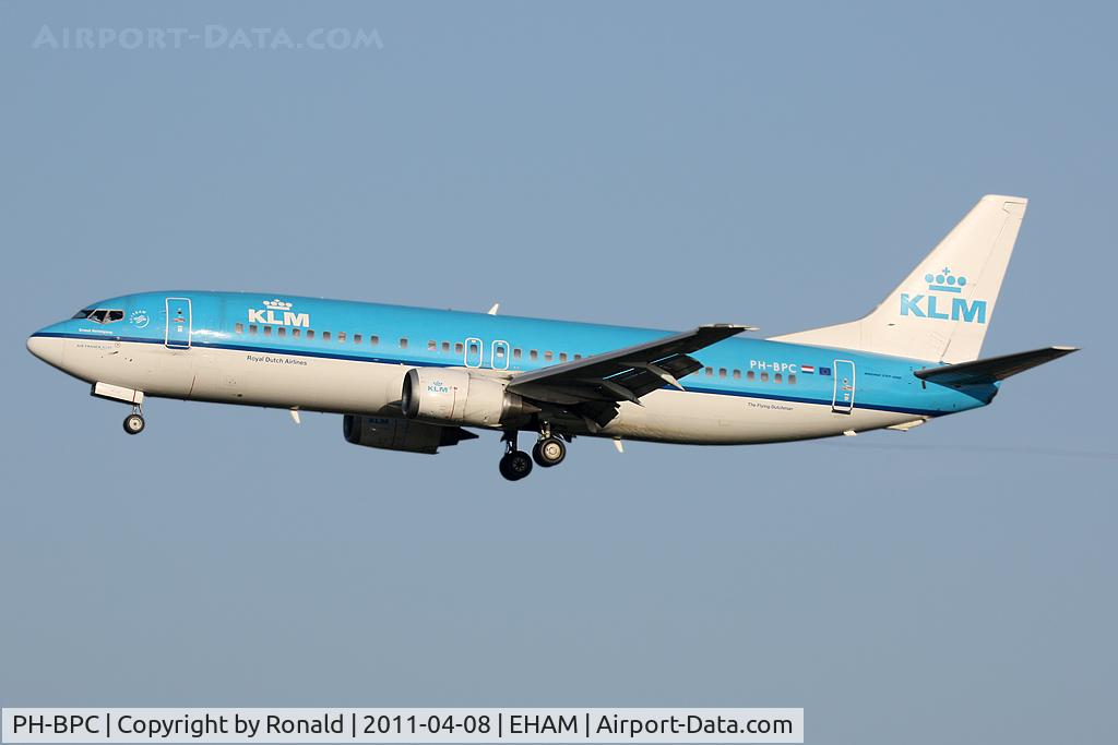 PH-BPC, 1989 Boeing 737-4Y0 C/N 24468, at spl