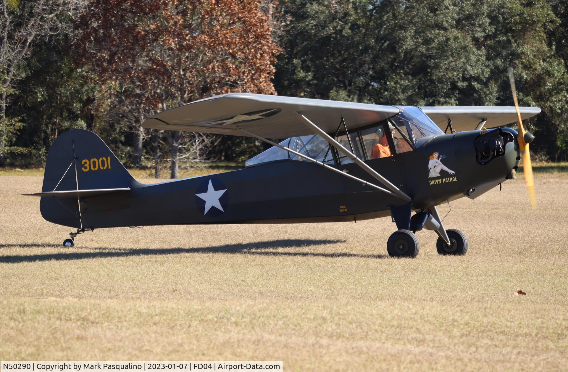N50290, 1942 Taylorcraft DCO-65 C/N 4576, Taylorcraft L-2